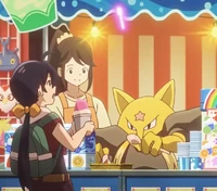 Kadabra usando psíquico.