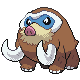 Imagen de Mamoswine hembra en Pokémon Diamante y Perla