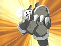 EP454 Aggron usando Megapuño