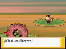 Doduo usando alboroto en la cuarta generación.