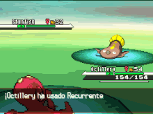 Octillery usando semilladora en la quinta generación.