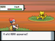 Abra salvaje DP.png (9 kB) Aparición de un Pokémon salvaje en Pokémon Diamante y Pokémon Perla.