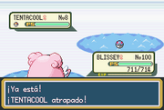 Capturando un Tentacool