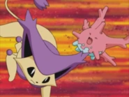 Delcatty de Georgio usando doble filo contra el Corsola de Misty en el EH11.