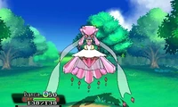 Mega-Diancie en combate.
