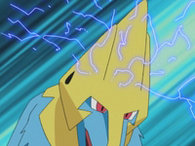 Manectric de Erico usando carga.