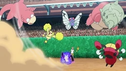 EP1072 Slowpoke, Oricorio, Butterfree, Slowbro y Ledian