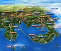 Mapa de Kanto en el anime