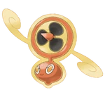 Rotom forma ventilador