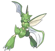 Evoluciona a: * Onix → Steelix * Scyther → Scizor