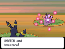 Umbreon usando buena baza en la cuarta generación.