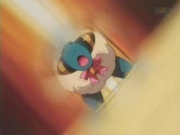 Mareep de Mary/Rosa usando gruñido.