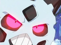 Glalie de un cazador furtivo usando malicioso.