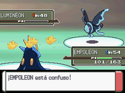 Empoleon Confundido en Pokémon Platino