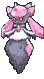 Imagen de Diancie en Pokémon X, Pokémon Y, Pokémon Rubí Omega, Pokémon Zafiro Alfa, Pokémon Sol y Pokémon Luna