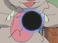 Slakoth de Norman usando bola sombra.