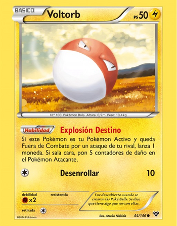 Carta de Voltorb