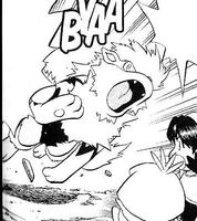 Arcpeon a punto de usar mordisco.