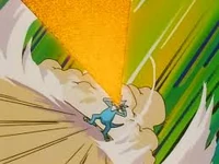 Golduck usando hiperrayo.