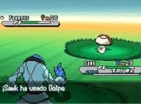 Sawk usando golpe kárate en la quinta generación.