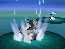 Cubchoo usando salmuera en la quinta generación.