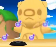 Oshawott en el juego.