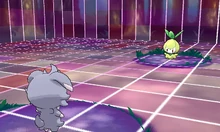 Espurr usando zona extraña en la sexta generación.