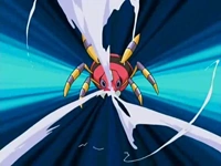 Ariados usando disparo demora.