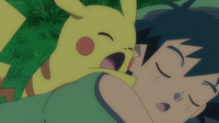 EP901 Pikachu afectado por mal sueño