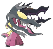 Cuando Mawile se transforma en Mega-Mawile, su habilidad cambia a potencia y su defensa y defensa especial se fortalecen.