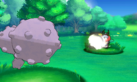 Weezing usando niebla clara en la sexta generación.