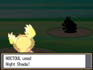 Noctowl usando tinieblas en la cuarta generación.