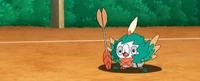 Rowlet no se puede mover con Puntada sombría del Decidueye de Hau/Tilo.