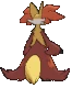 Imagen posterior de Delphox en la sexta y séptima generación