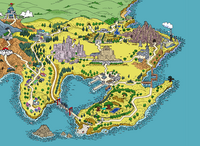 Mapa de Kanto en la segunda generación