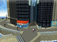 El Personaje Femenino de Pokémon Black and White en una ciudad nueva notándose el avance en la calidad Gráfica en 3D.