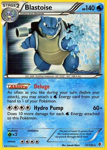 Carta de Blastoise