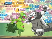 EP405 Aggron contra Sceptile