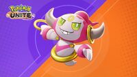 Hoopa disponible en Pokémon UNITE.