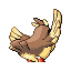 Imagen posterior de Pidgey en la tercera generación