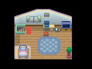 La habitación del jugador en Pokémon Oro HeartGold y Plata SoulSilver.