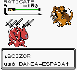 Scizor usando danza espada en la segunda generación.