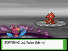 Porygon-Z usando pulso umbrío en la cuarta generación.