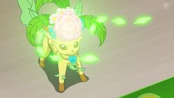 Pokémon - Leafeon 🍃 Leafeon es la evolución de tipo planta de eevee.  Leafeon se siente más identificado con la naturaleza que con el ser…