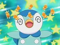 EP488 Piplup confuso por beso dulce