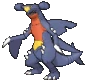 Imagen de Garchomp macho en Pokémon X, Pokémon Y, Pokémon Rubí Omega, Pokémon Zafiro Alfa, Pokémon Sol y Pokémon Luna