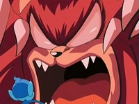 Ursaring de Paul/Polo usando cara susto.