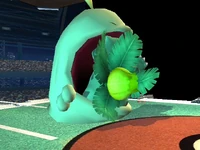 Gulpin atrapará al oponente más cercano, masticándolo y aumentando rápidamente el medidor de daño. Como ventaja, si golpeas a Gulpin mientras el rival esté dentro de él, el daño es mucho mayor al soltar al enemigo.