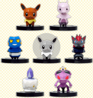 El segundo pack de figuras NFC contiene figuras de Eevee, Mewtwo, Croagunk, Zoroark, Litwick y Genesect; y una especial de un Eevee variocolor.