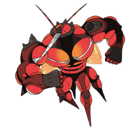 Buzzwole, también conocido como UE02- Expansión, exclusivo de Pokémon Sol.